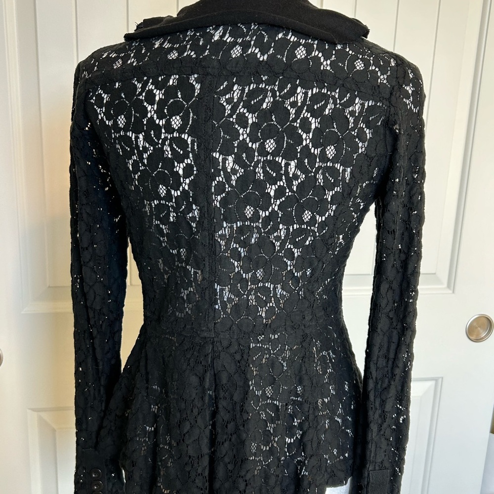 Black lace jacket